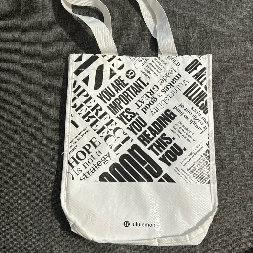 Lululemon Shopping Tote Bag